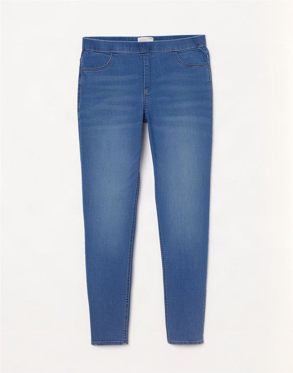 Marks & Spencer Jean Jegging pour femme UK 14 Large W32 L28 Bleu Coton