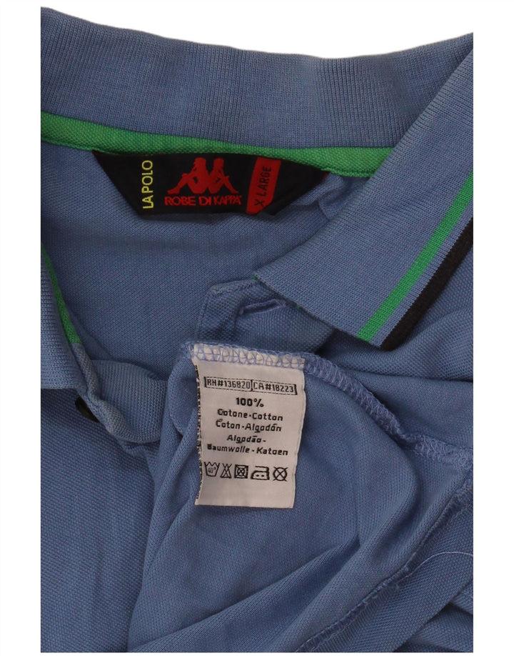 Kappa Polo Homme XL Bleu Coton