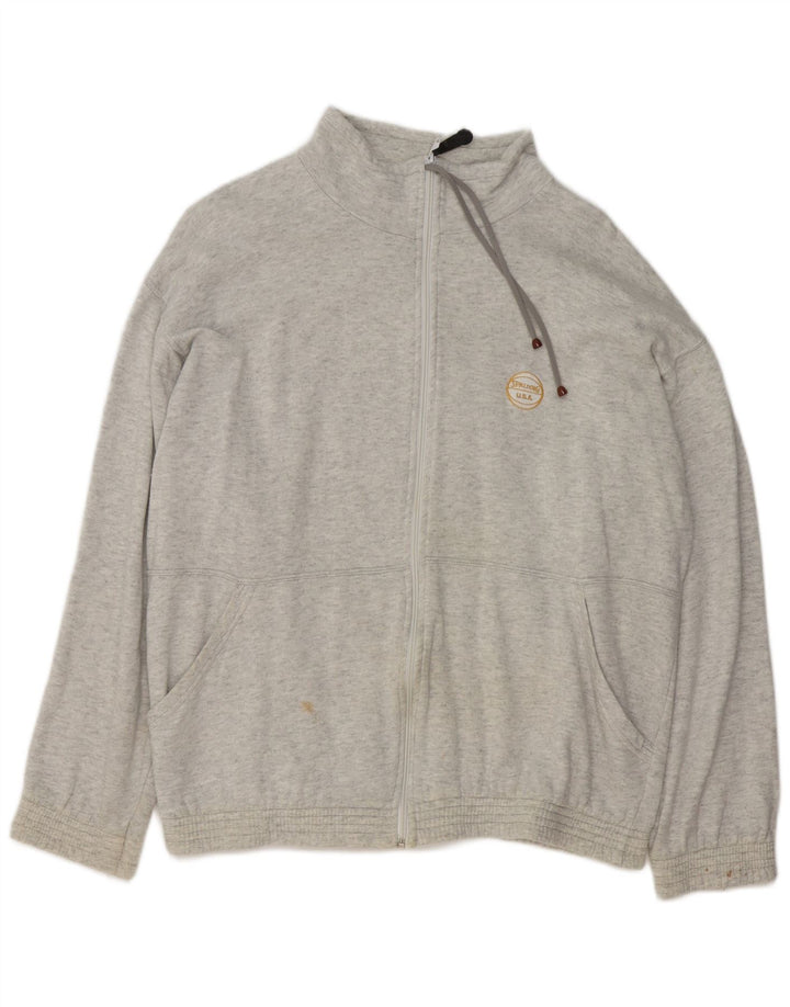 Spalding Veste de survêtement pour homme XL Gris moucheté