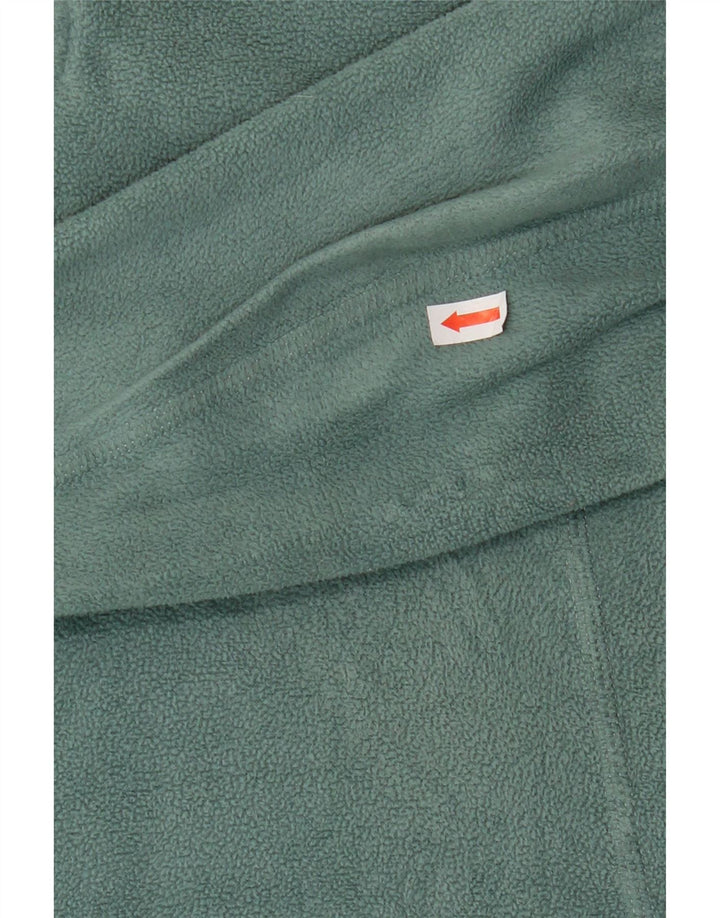 THE NORTH FACE Womens Zip Neck Fleece Jumper UK 14 Medium Green Polyester Vintage The North Face and Second-Hand The North Face from Messina Hembry 