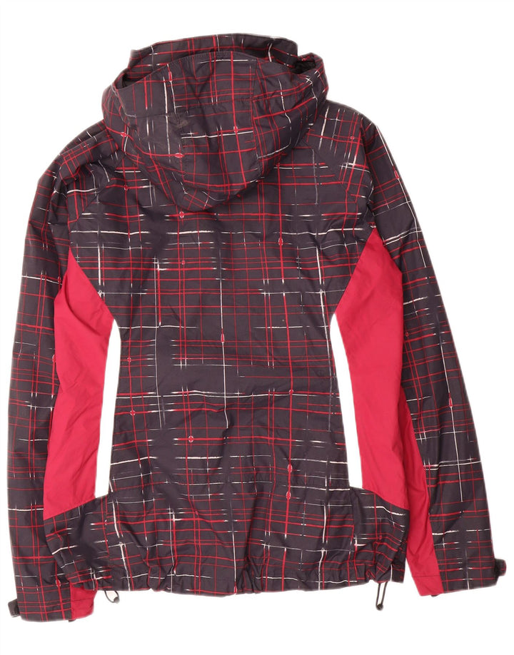 Columbia Veste de pluie à capuche Interchange pour femme UK 14 Medium Black Check