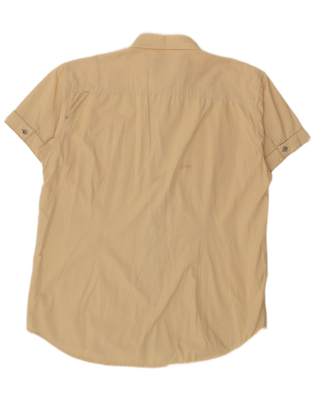 WRANGLER Chemise à Manches Courtes Homme 2XL Coton Beige