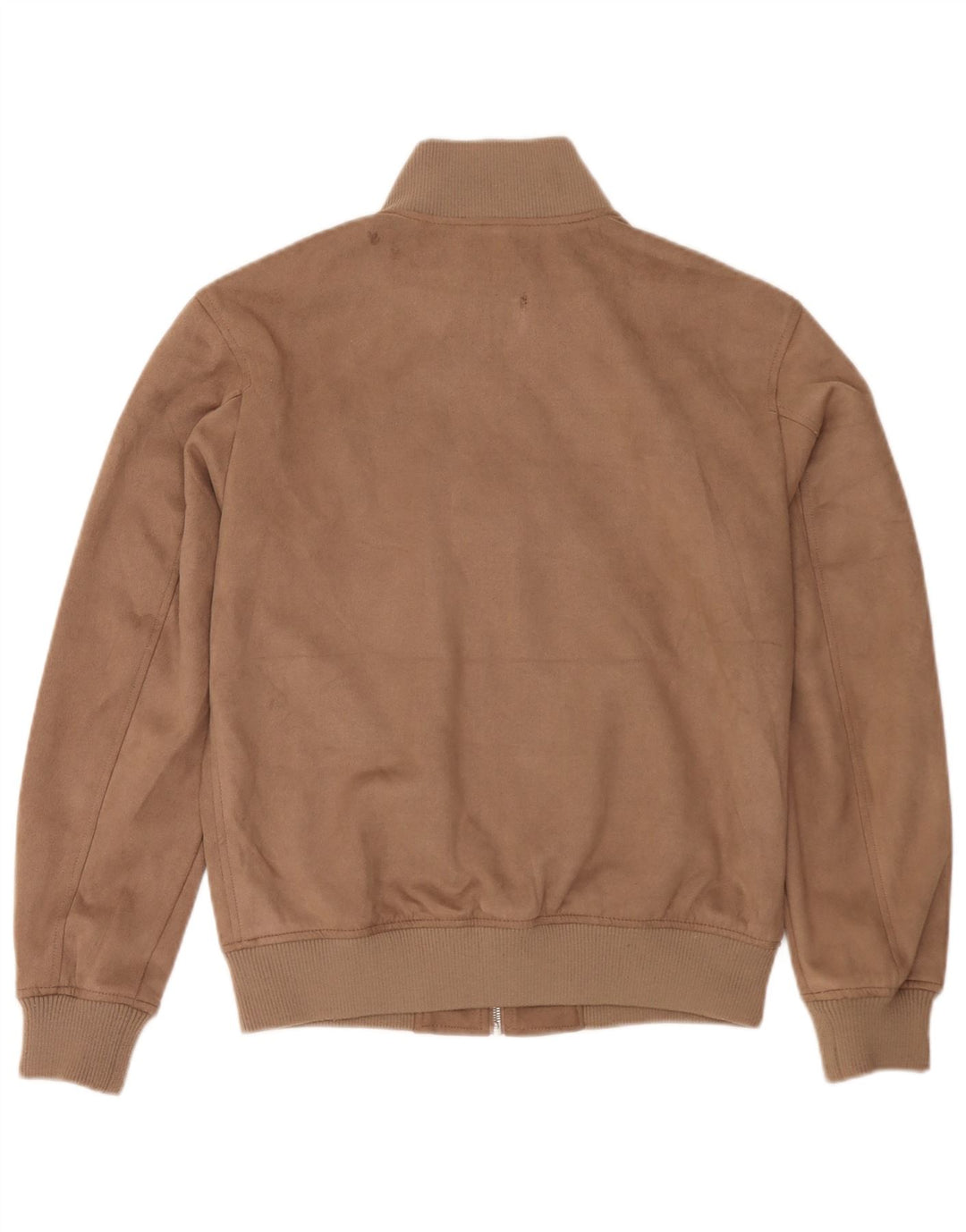 Zara Veste Bomber Homme UK 38 Marron Moyen