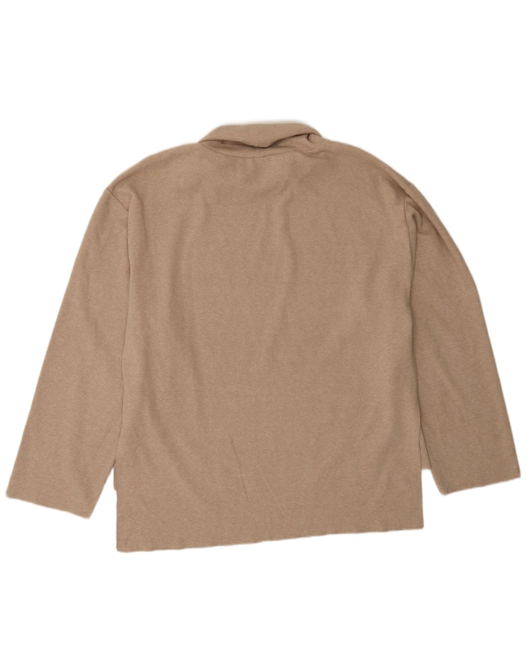 Zara Pull col roulé pour femme UK 16 Large Beige Polyester