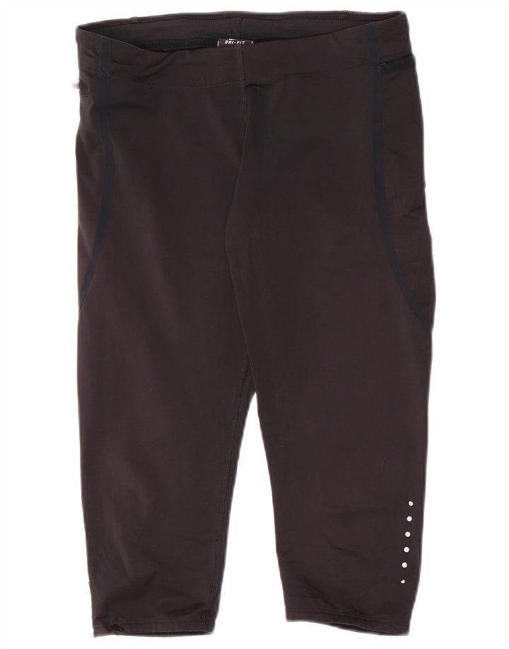 Nike Legging Capri Femme UK 8 Petit Noir