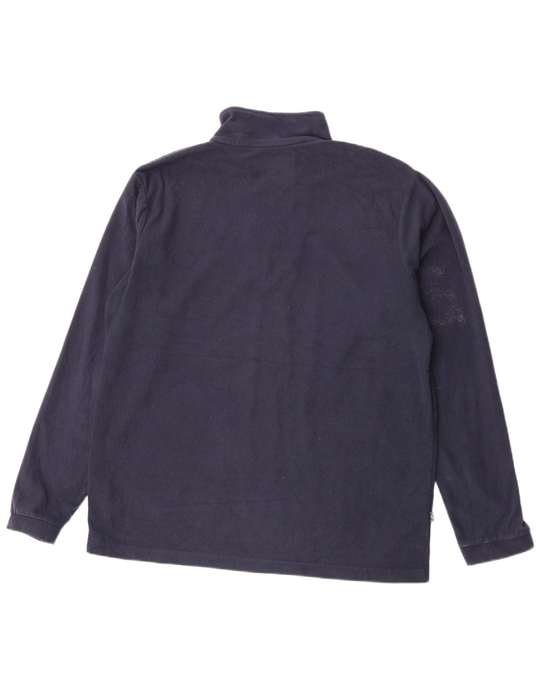 Mountain Warehouse Pull polaire à col zippé pour homme en polyester bleu marine Taille L