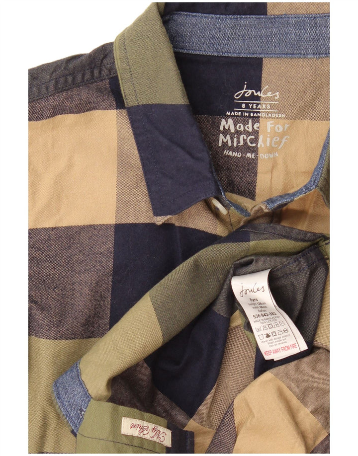 Joules Chemise Garçon 7-8 ans Coton à Carreaux Multicolore