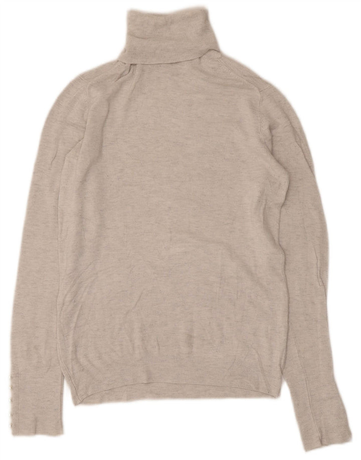 Zara Pull col roulé pour femme UK 12 Gris moyen