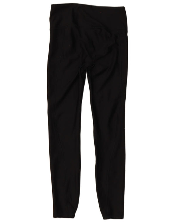 Under Armour Leggings Femme UK 10 Petit Noir Polyester