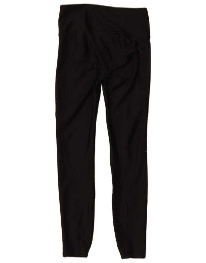 Under Armour Leggings Femme UK 10 Petit Noir Polyester