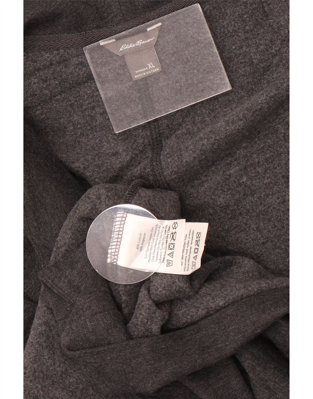 Eddie Bauer Pull cardigan ouvert surdimensionné pour femme UK 18 XL Gris