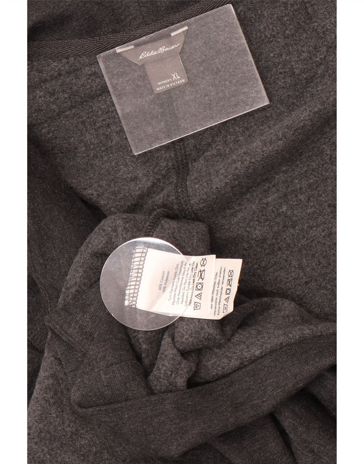 Eddie Bauer Pull cardigan ouvert surdimensionné pour femme UK 18 XL Gris