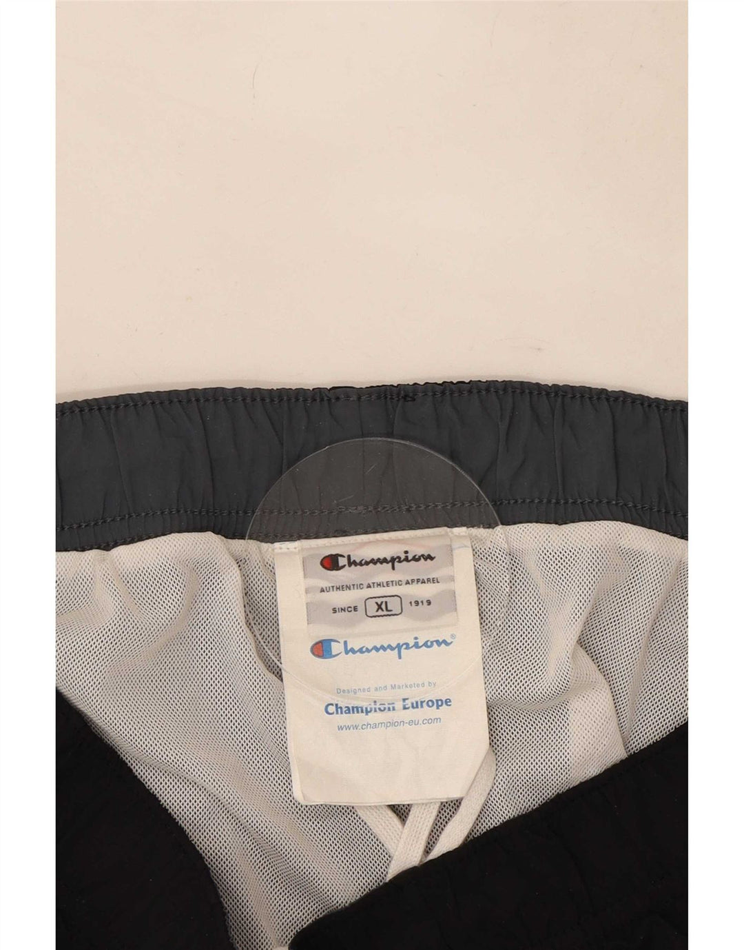 Champion Short de Bain Homme XL Noir Polyester