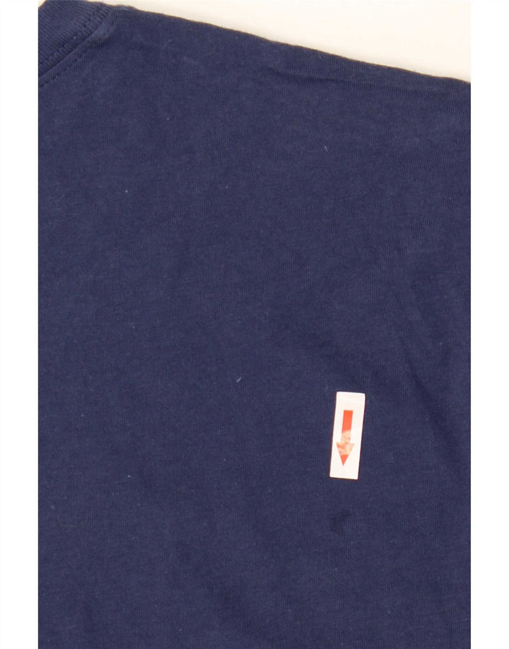 Nike T-shirt graphique pour homme en coton bleu marine moyen