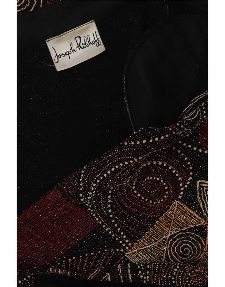 Joseph Ribkoff Veste Blazer Femme UK 14 Large Multicolore Géométrique