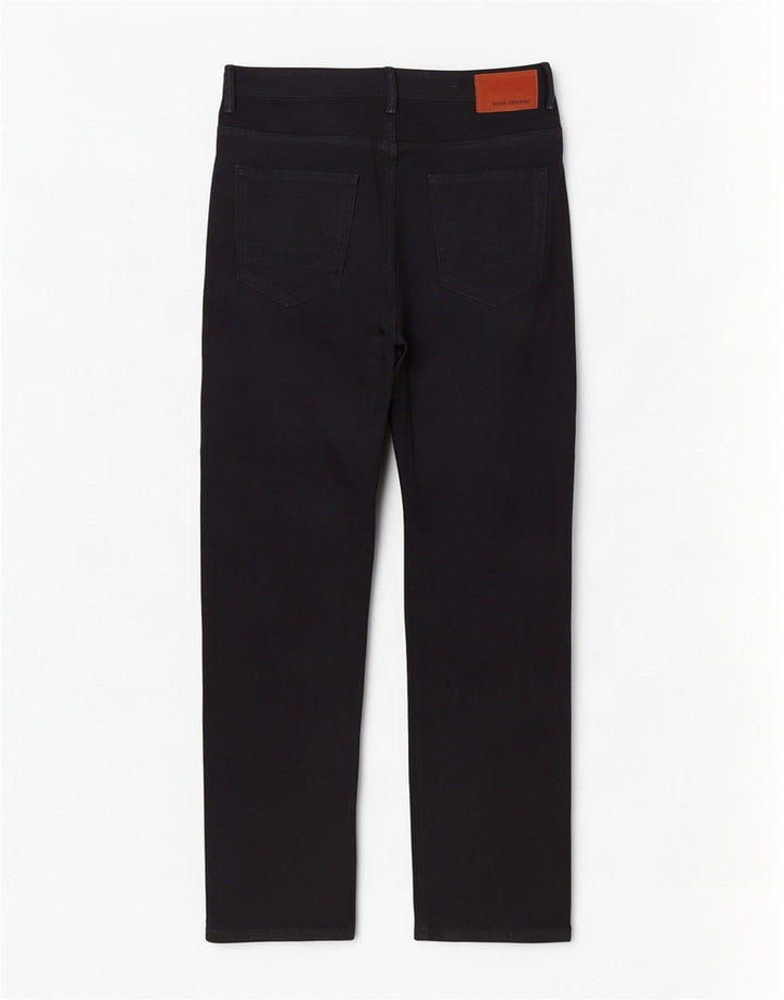 Hugo Boss Jean droit W32 L30 bleu marine en coton pour homme