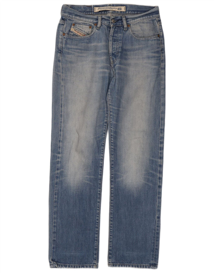 Diesel Jean Droit Homme W29 L30 Bleu Coton
