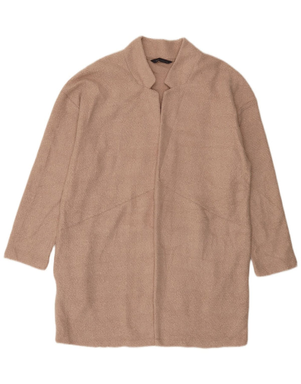 Marks & Spencer Pull cardigan long pour femme UK 16 Large Rose Polyester