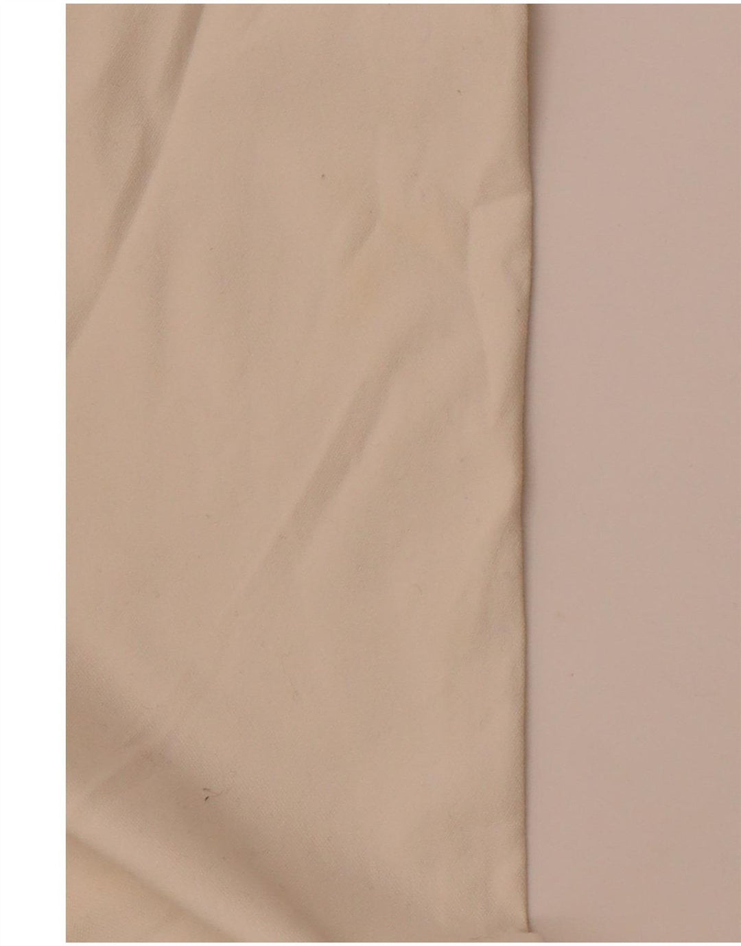 BENETTON Pantalon Chino Droit Femme UK 10 Small W28 L28 Coton Blanc