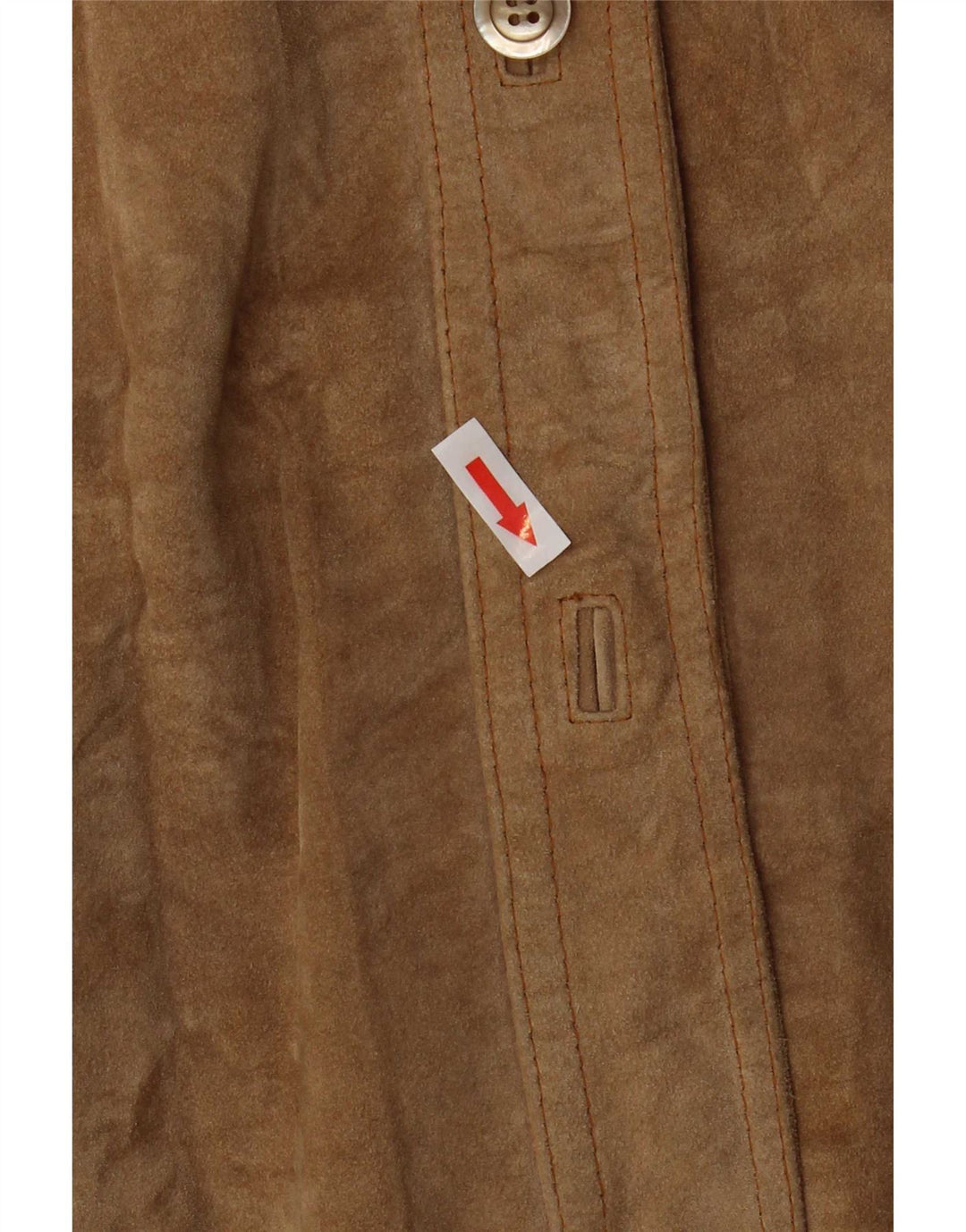veste en daim femme vintage UK 18 XL Beige