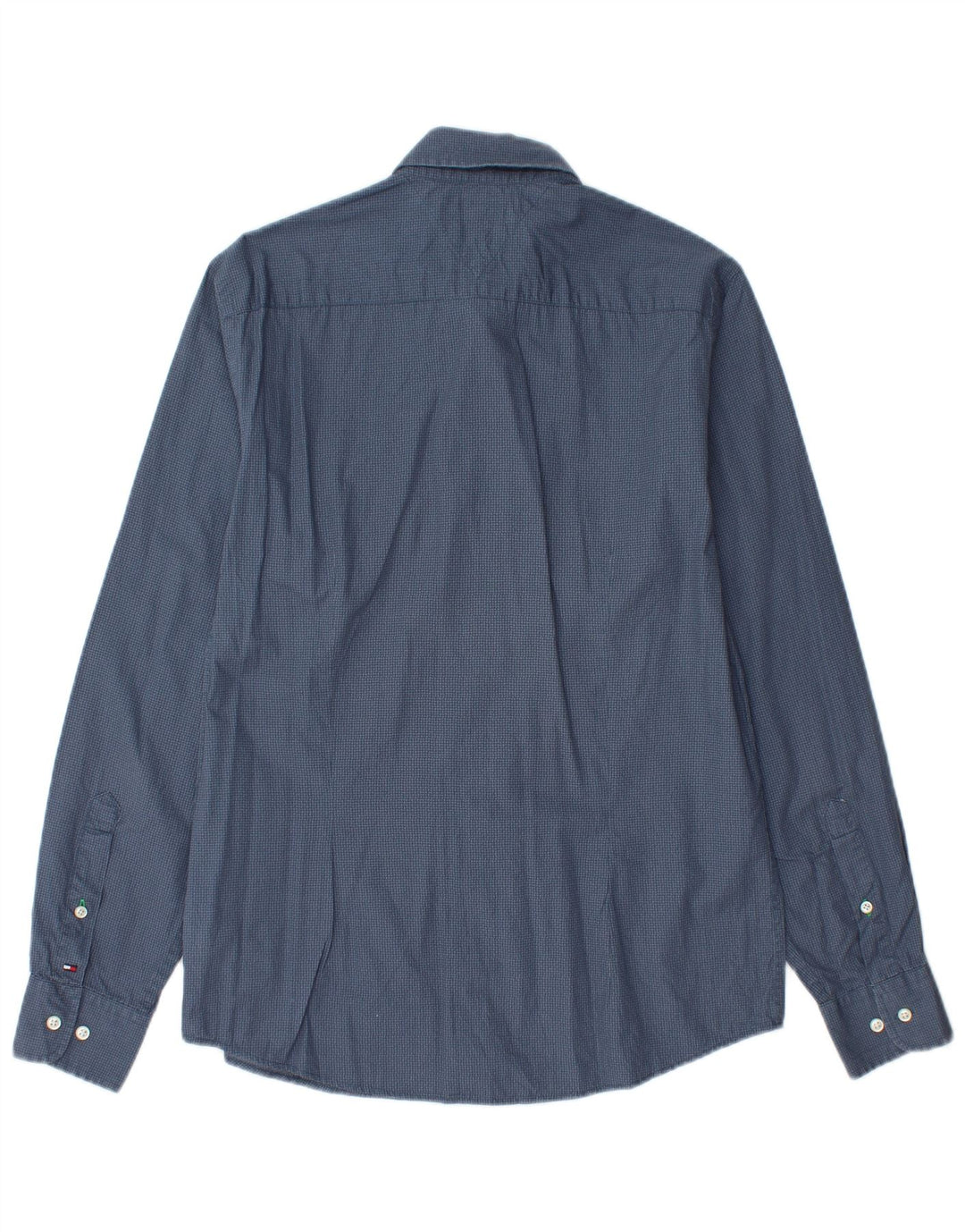 TOMMY HILFIGER Chemise Slim Fit Homme Bleu Moyen à Pois Coton