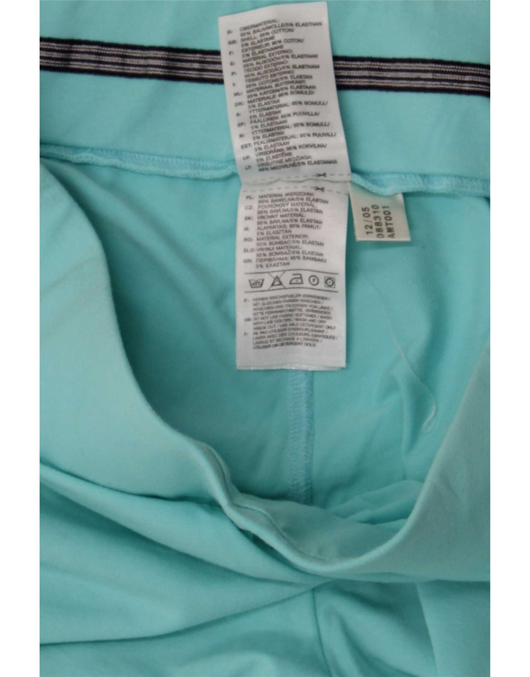 Adidas Femme Pantalon De Survêtement Regular Coton Turquoise Moyen