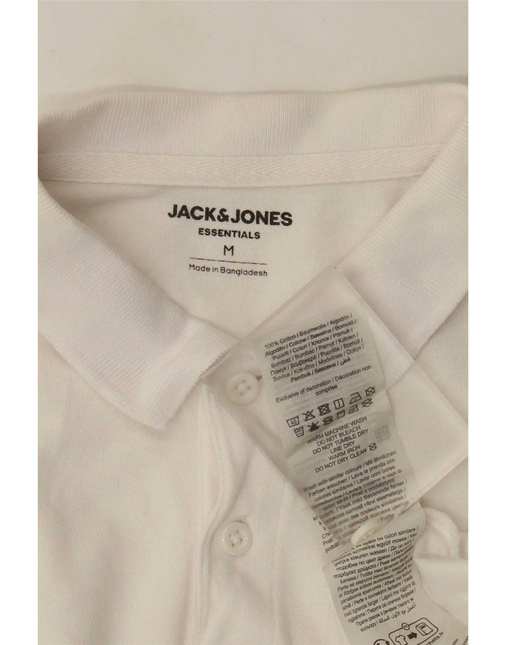 Jack & Jones Polo Regular Fit Homme Blanc Moyen Coton