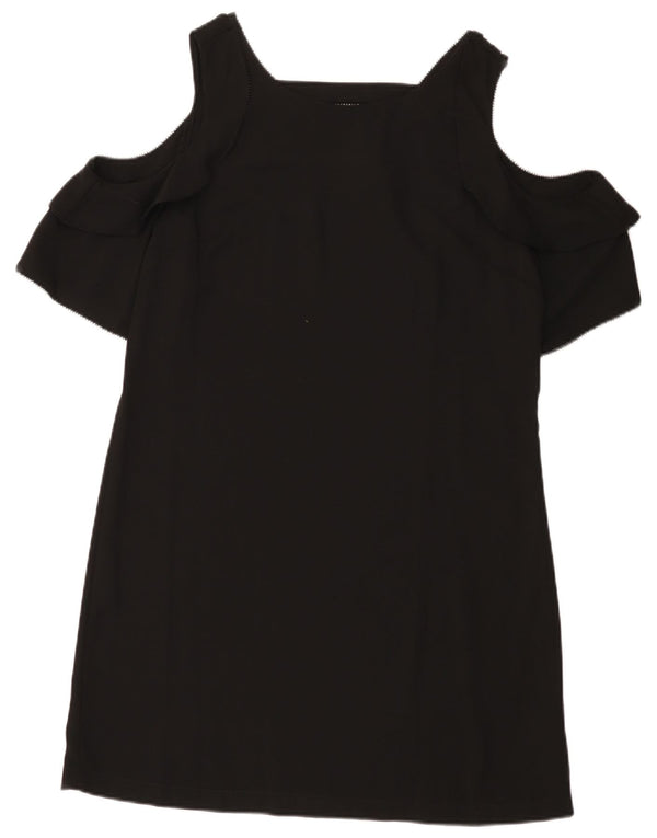 Next Robe à épaules dénudées pour femme UK 42 Medium Noir Polyester
