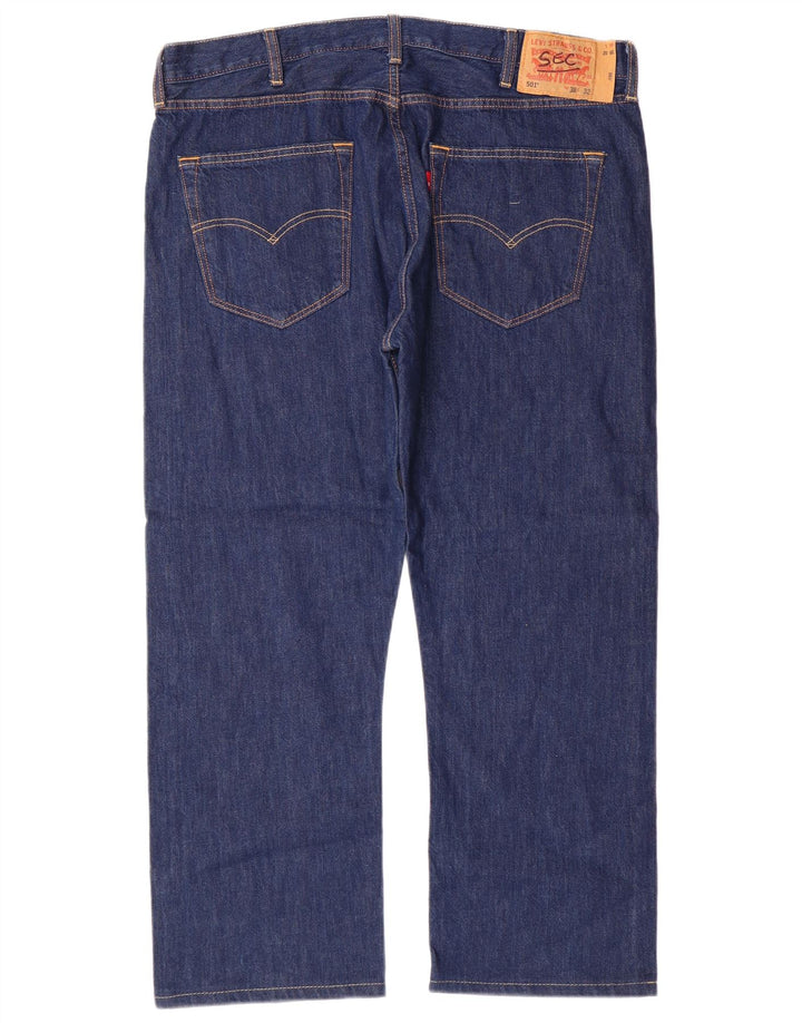 LEVI'S Jean Droit 501 Homme W38 L27 Bleu Coton