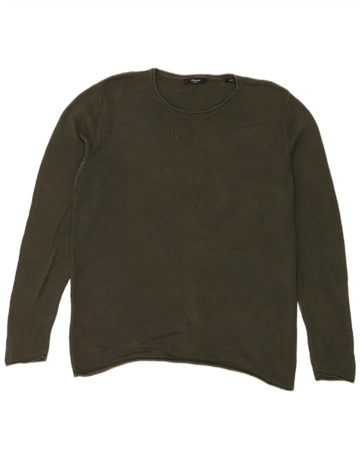 Jack & Jones Pull à col rond pour homme, grand vert