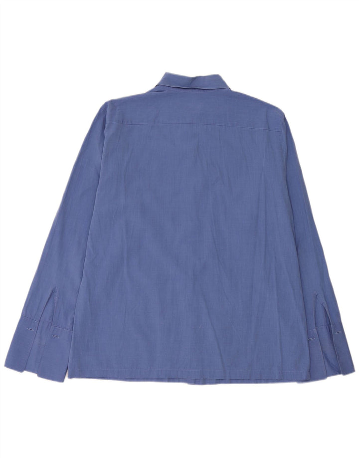 J. Crew Chemise Femme UK 14 Coton Bleu Moyen