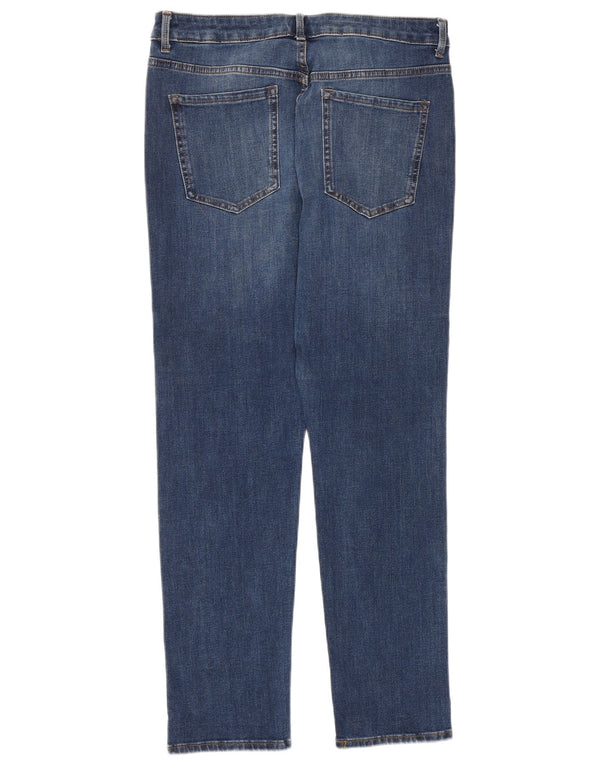 Marks & Spencer Jean slim pour femme UK 14 Large W32 L27 Bleu Coton