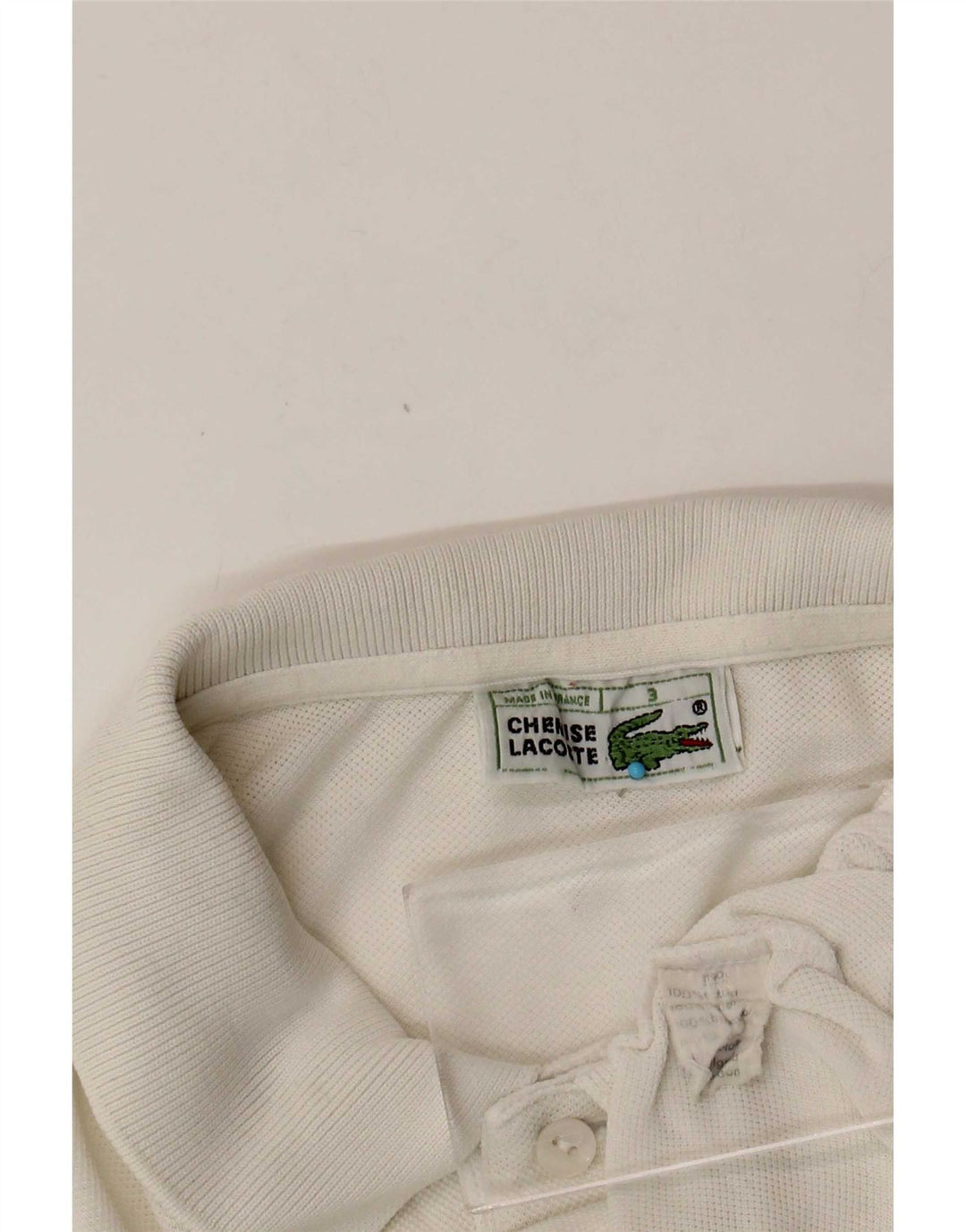 Lacoste Polo Homme Taille 3 Petit Coton Blanc
