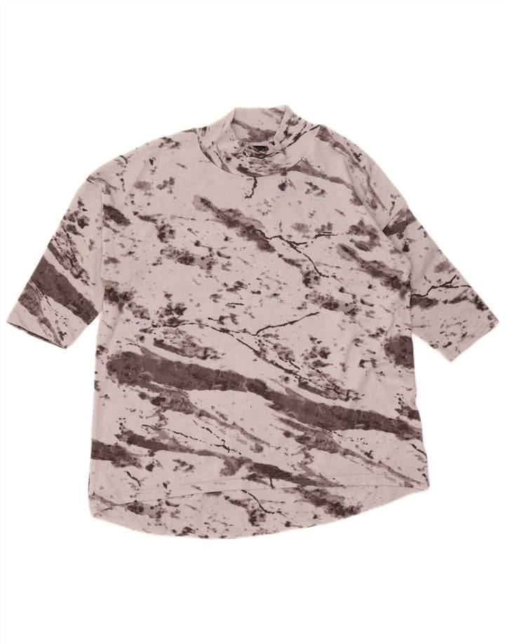 Marks & Spencer Haut surdimensionné à manches 3/4 pour femme UK 14 Large Gris Tie Dye