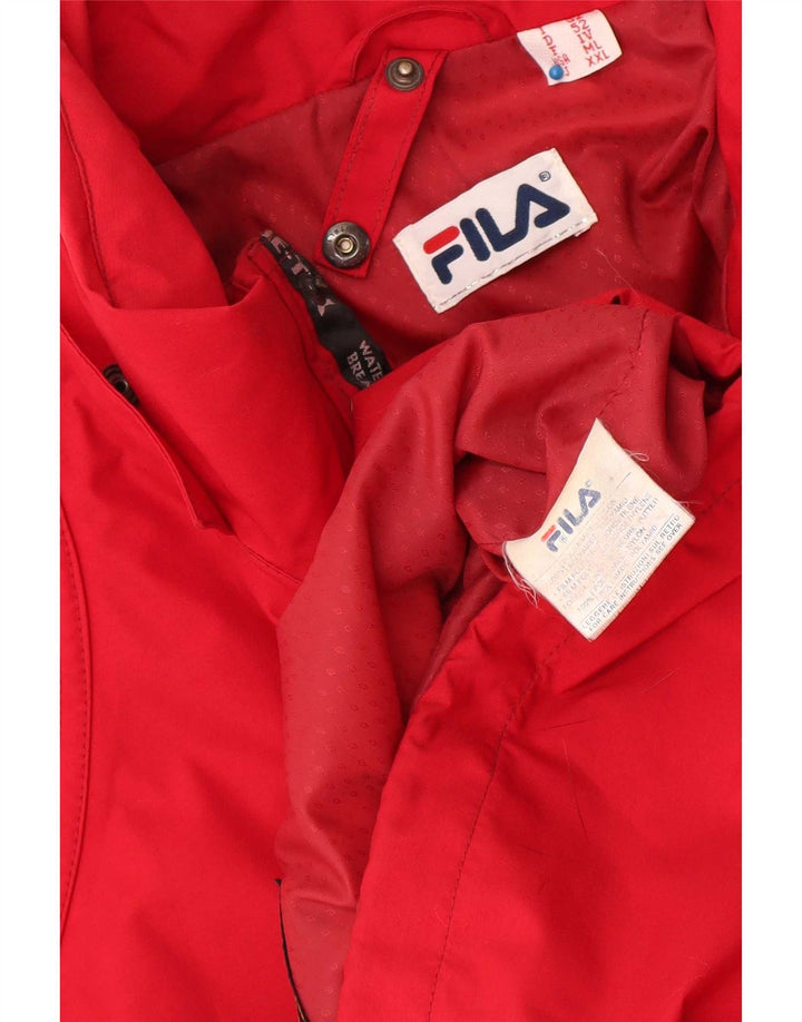 Fila Veste de Pluie Homme IT 52 XL Rouge Polyamide Sports