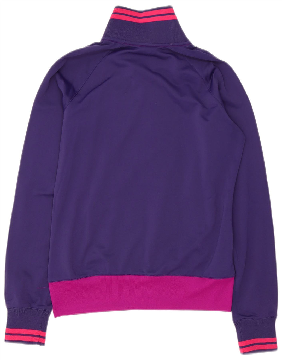 NIKE Veste de survêtement pour femme UK 12 Polyester color block violet moyen