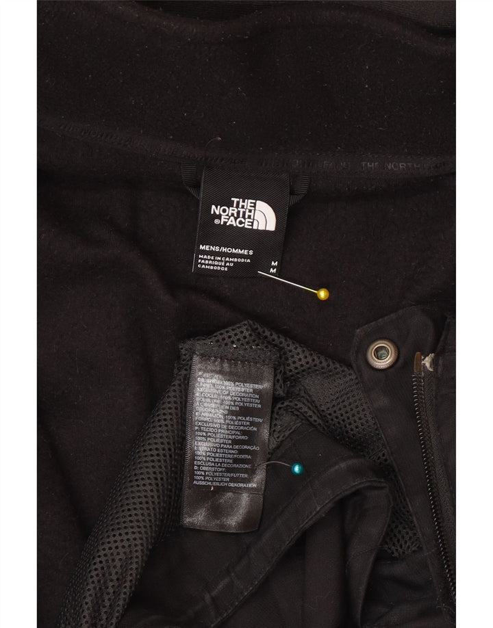 The North Face Veste coupe-vent à capuche pour homme UK 38 Medium Noir Polyester