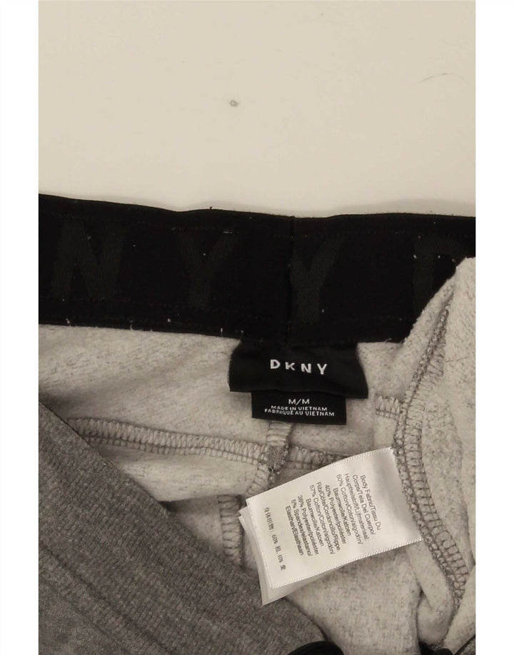 Dkny Pantalon de Survêtement Graphique Joggers Homme Gris Moyen Coton Moucheté