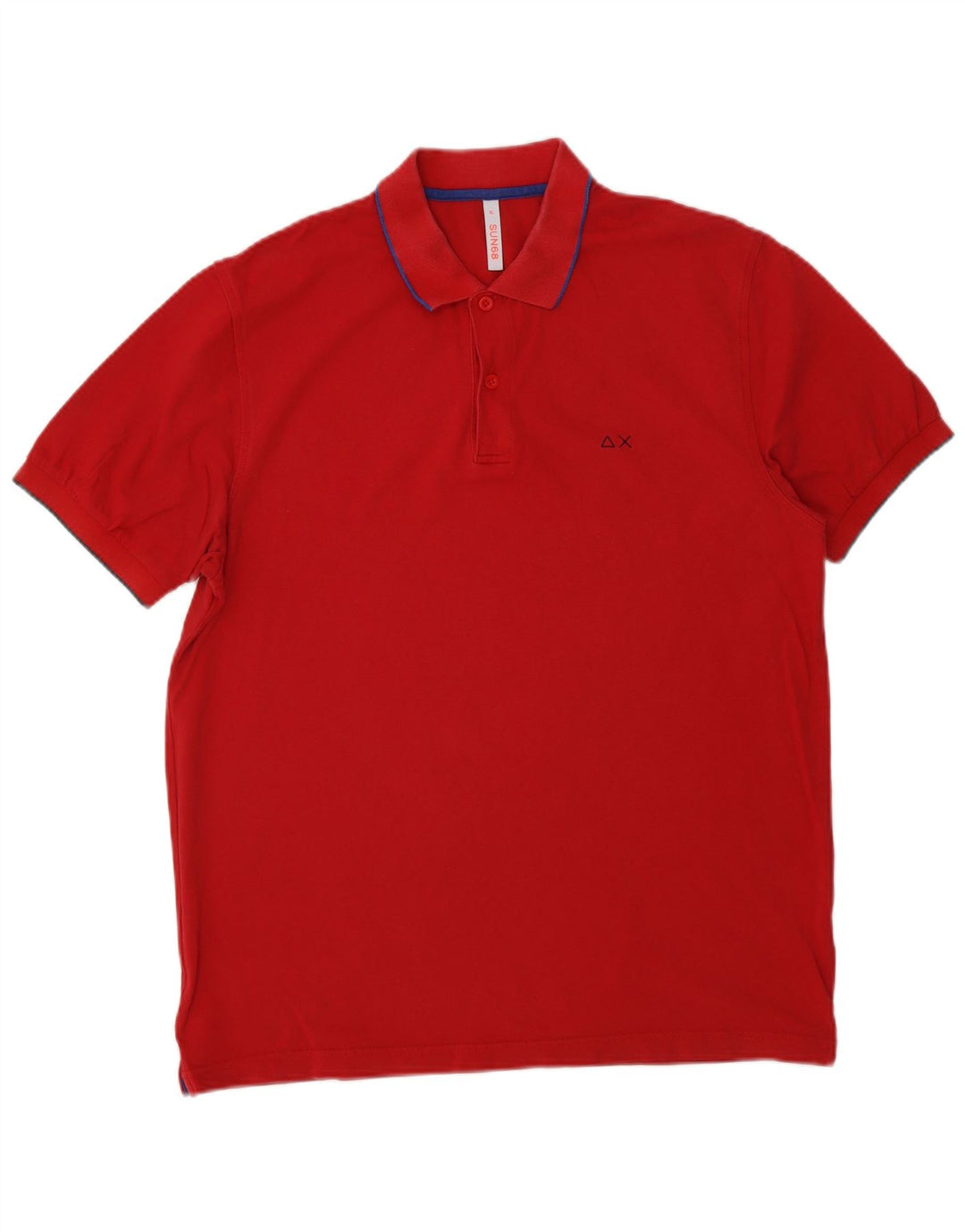 SUN68 Polo Homme XL Rouge Coton