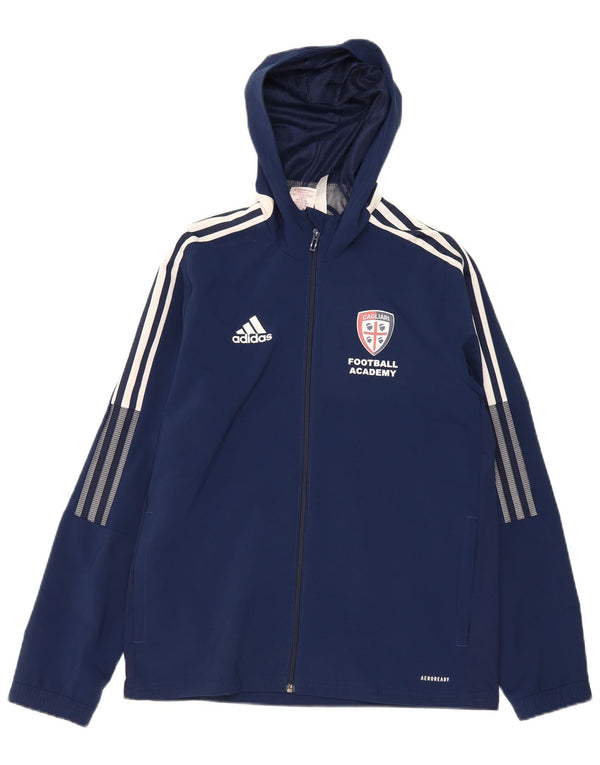 Veste de survêtement Adidas Cagliari Graphic pour garçon 13-14 ans Bleu marine