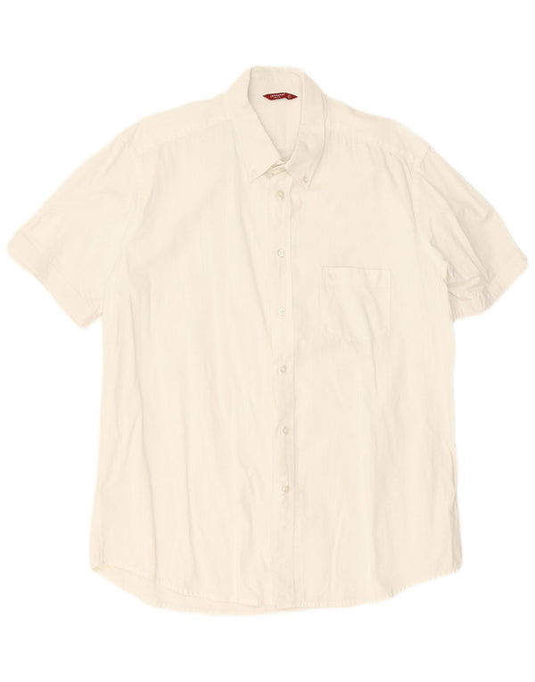 Carrera Chemise à manches courtes XL en coton blanc pour homme