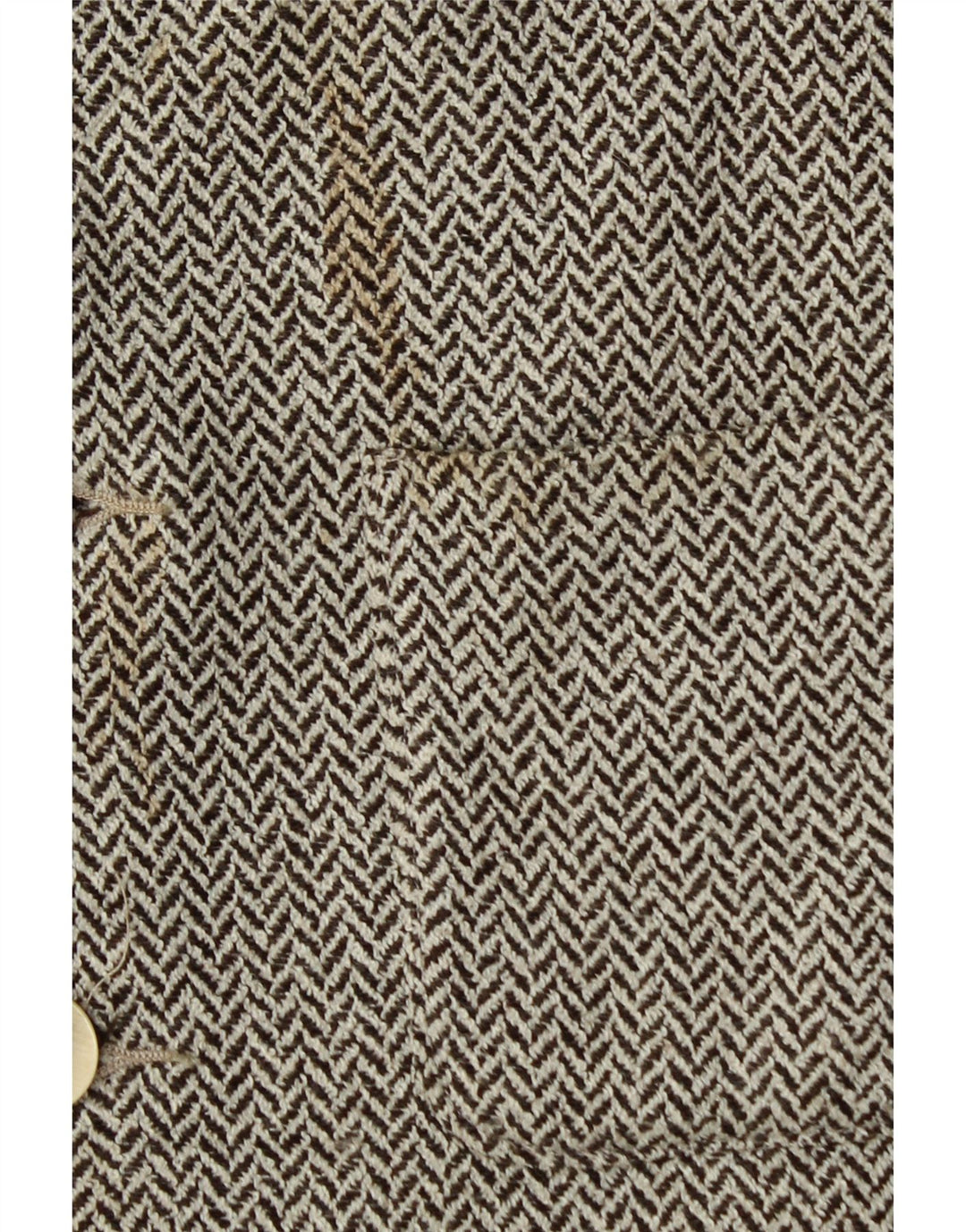 Ted Baker Gilet coupe régulière pour homme, taille 4, grands chevrons gris