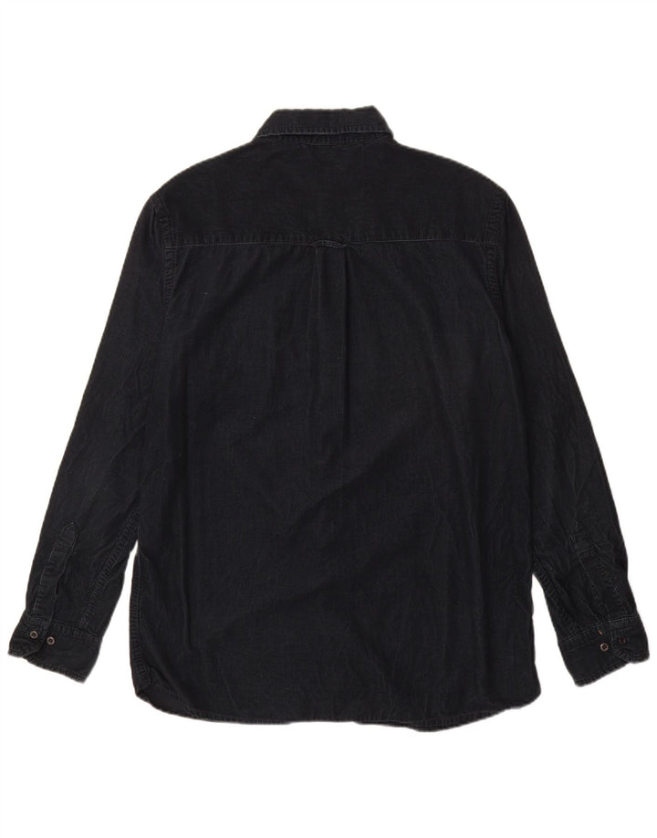 Carrera Chemise En Velours Côtelé Large Bleu Marine En Coton