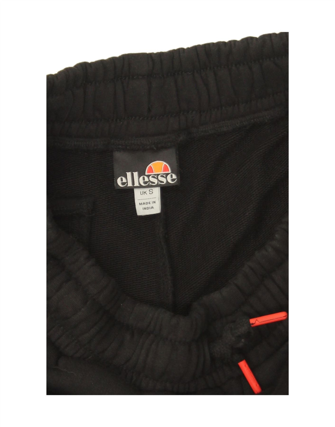 Ellesse Short de sport homme petit coton rayé noir