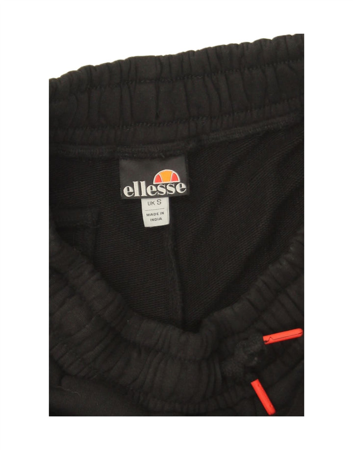 Ellesse Short de sport homme petit coton rayé noir