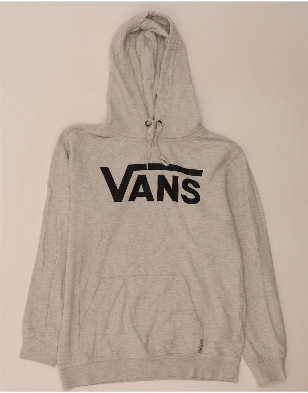 Vans Pull à capuche graphique pour homme Petit coton moucheté gris