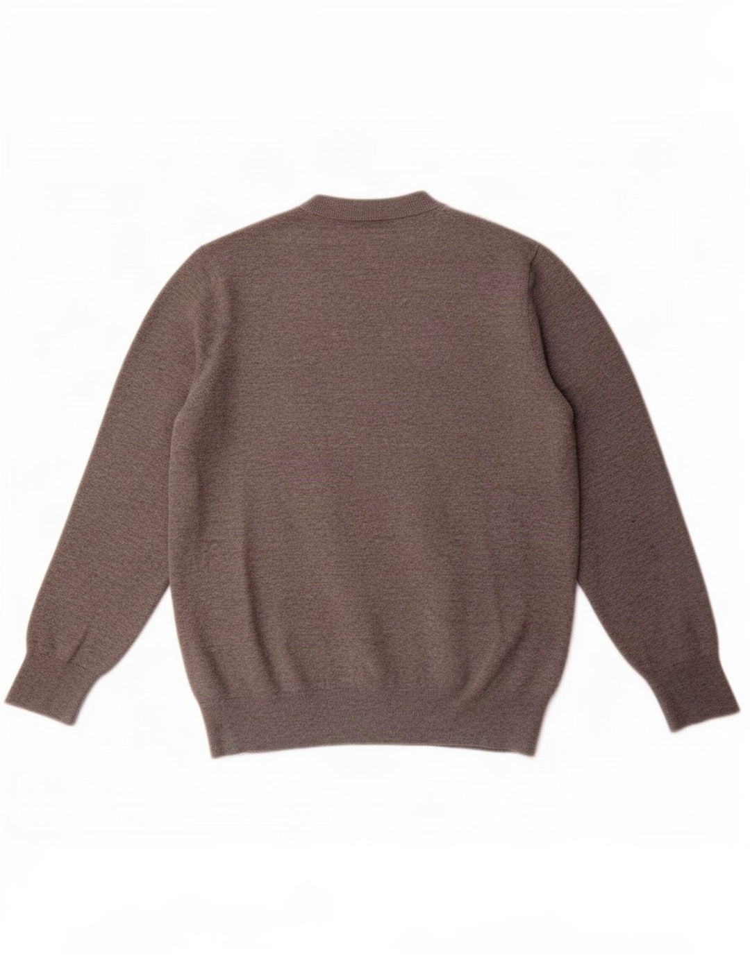 Zara Pull Col Rond Homme Gris Moyen Acrylique