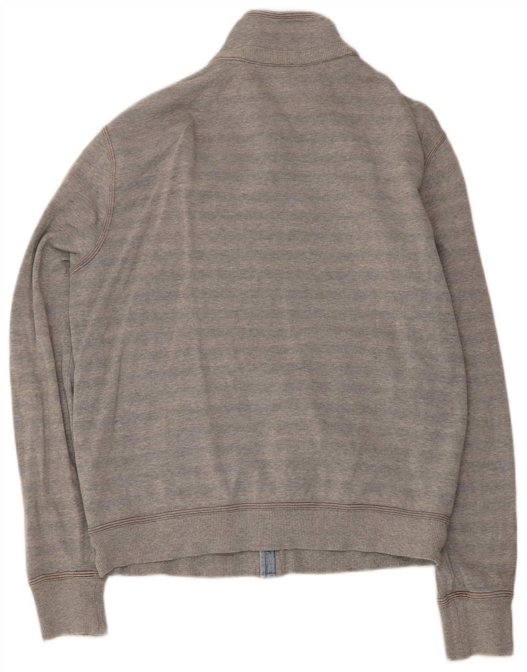 Hugo Boss Veste de survêtement en coton rayé gris moyen