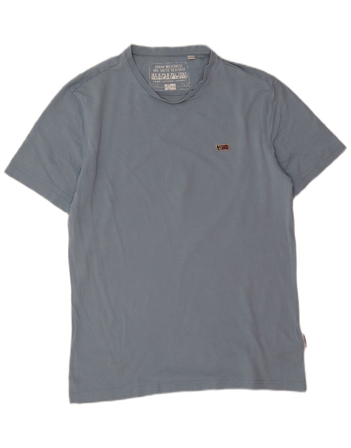 Napapijri T-Shirt Homme Bleu Moyen Coton