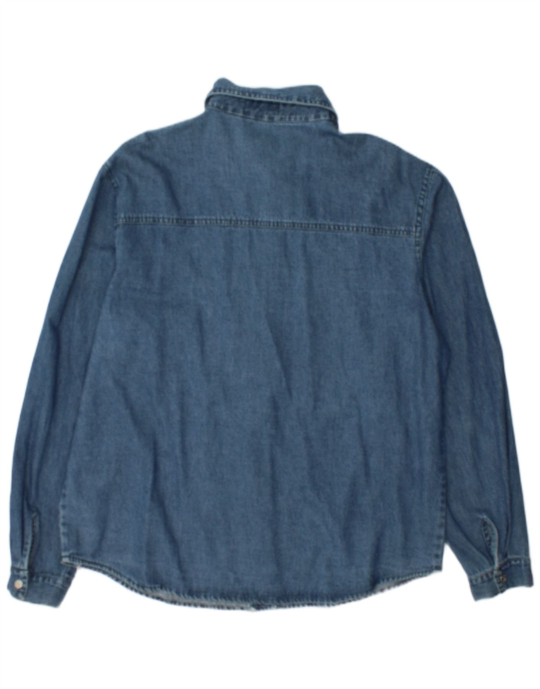 Albert Chemise en jean pour femme UK 20 2XL Bleu Coton